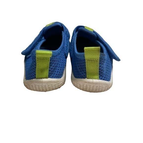 Blue & Green Toddler Boy Summer Shoes, Mesh Water Shoes, Foam Dinosaur Sandals 5 - Picture 7 of 14